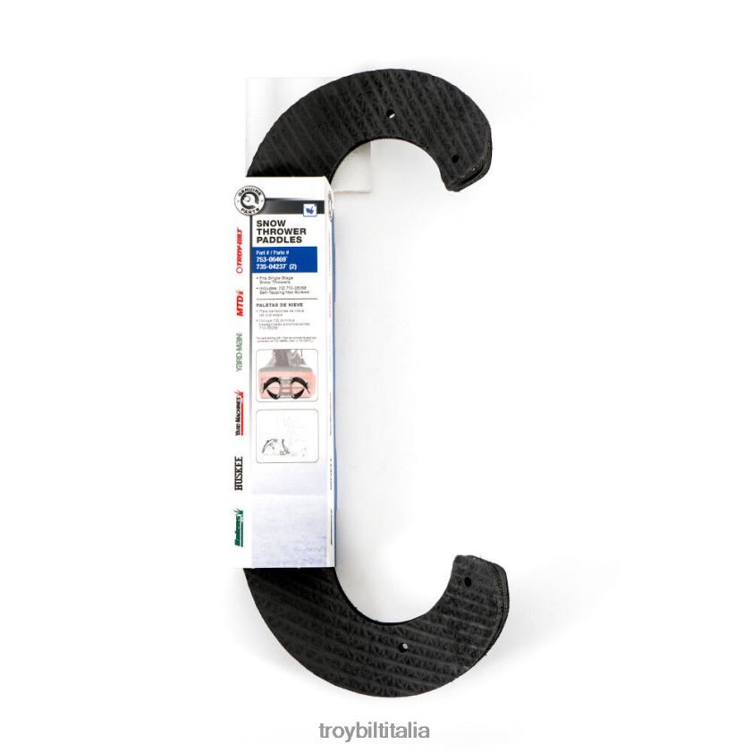 allegato| Troy-Bilt Kit paletta in gomma per spazzaneve X8F62H129