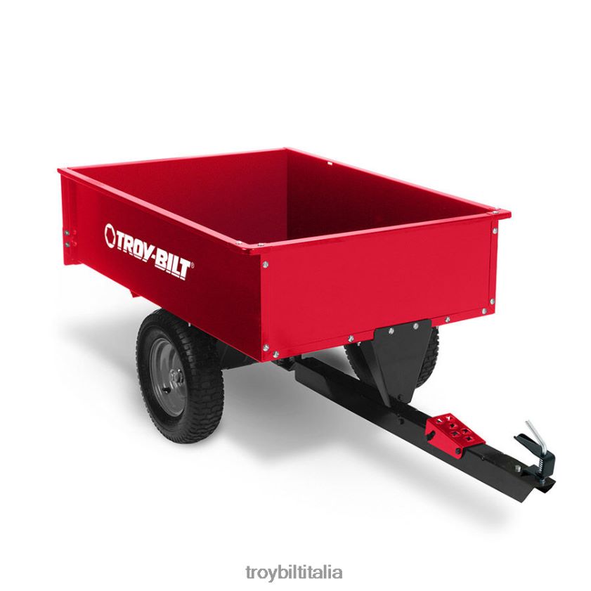 allegato| Troy-Bilt Carrello ribaltabile girevole in acciaio da 12 cf X8F62H234