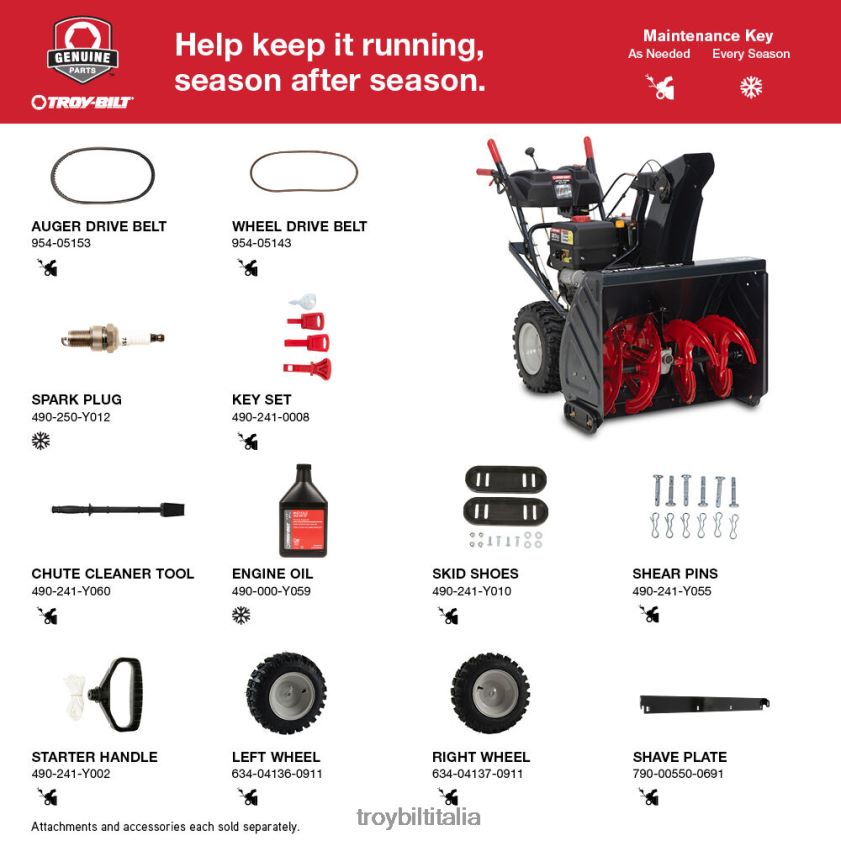 spazzaneve| Troy-Bilt Spazzaneve Arctic Storm 3010 XP X8F62H65