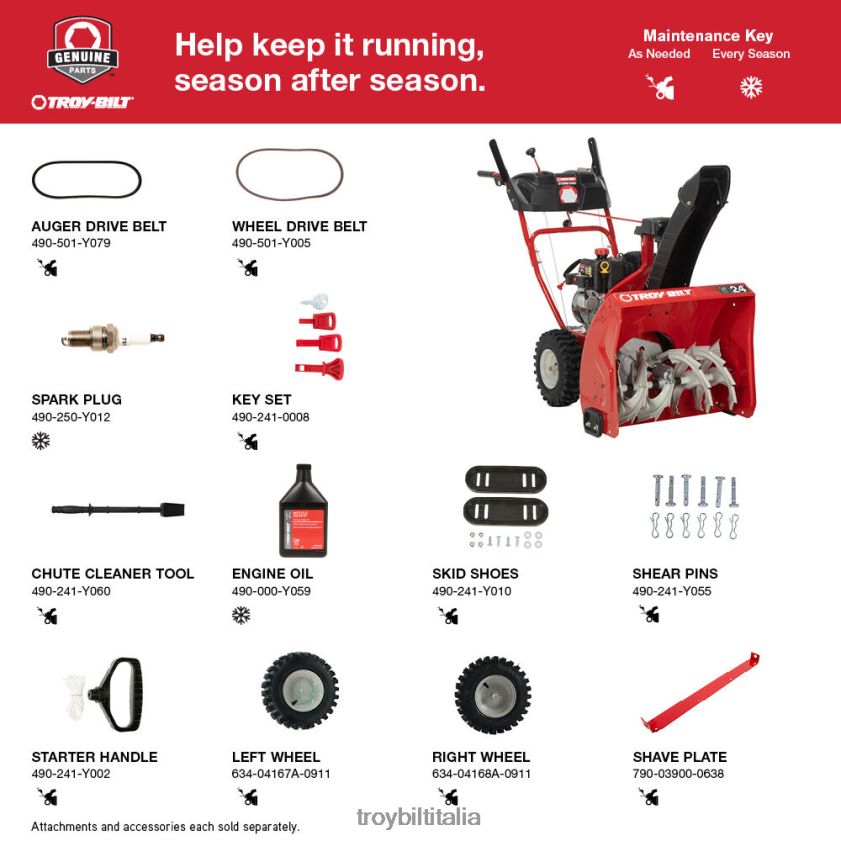 spazzaneve| Troy-Bilt spazzaneve Storm 2420 X8F62H61