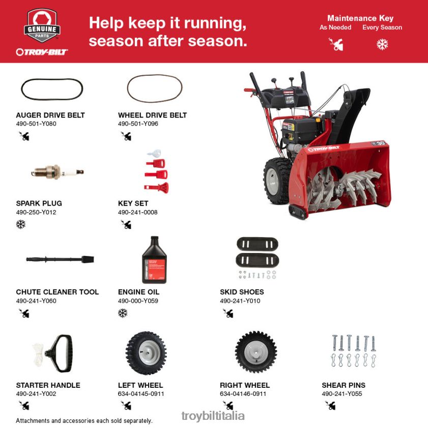 spazzaneve| Troy-Bilt spazzaneve Storm 3090 X8F62H62