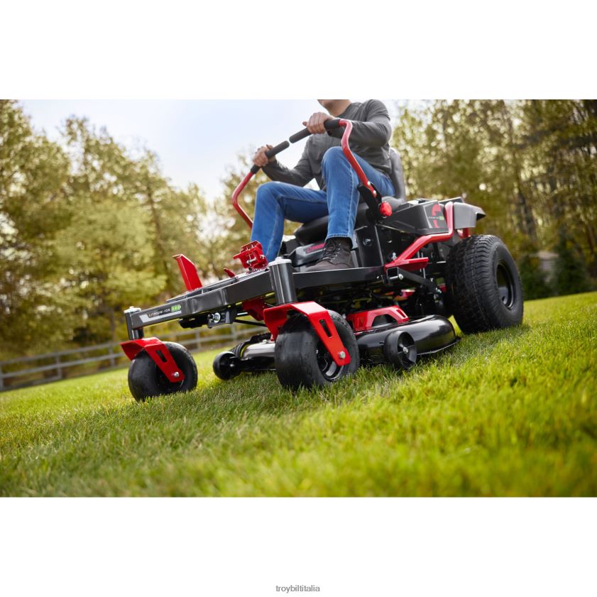 tosaerba| Troy-Bilt Rasaerba a raggio zero a batteria Mustang Z42E XP X8F62H1