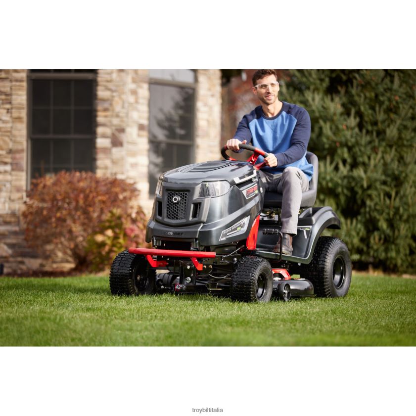 tosaerba| Troy-Bilt Trattorino tagliaerba a batteria Super Bronco 42e XP X8F62H2