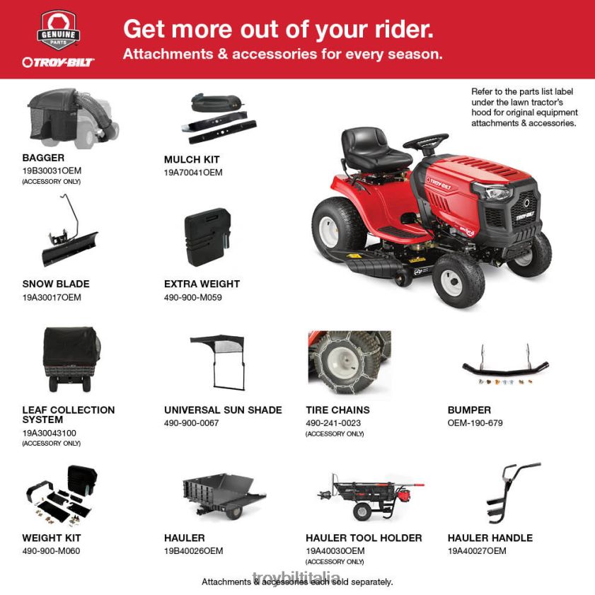 tosaerba| Troy-Bilt Trattorino tosaerba Bronco 42i X8F62H87